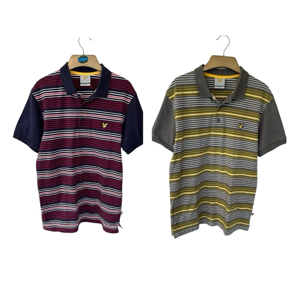 Lyle & Scott Golf Polos Size M - 2 pack